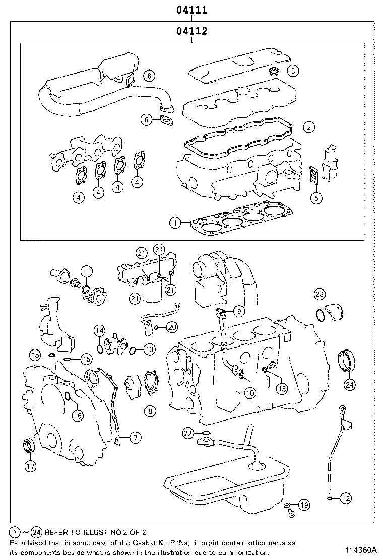 Engine Overhaul Gasket Kit