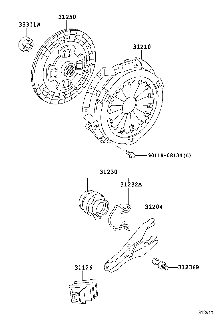 Clutch & Release Fork