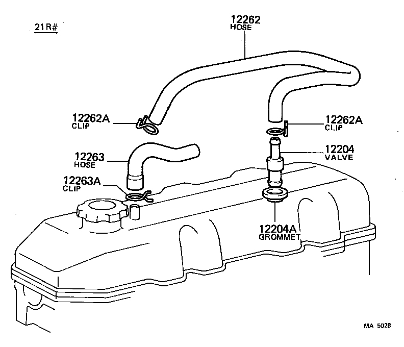 Manguera de ventilación