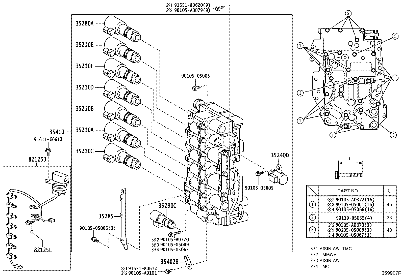 Valve Body Oil Strainer