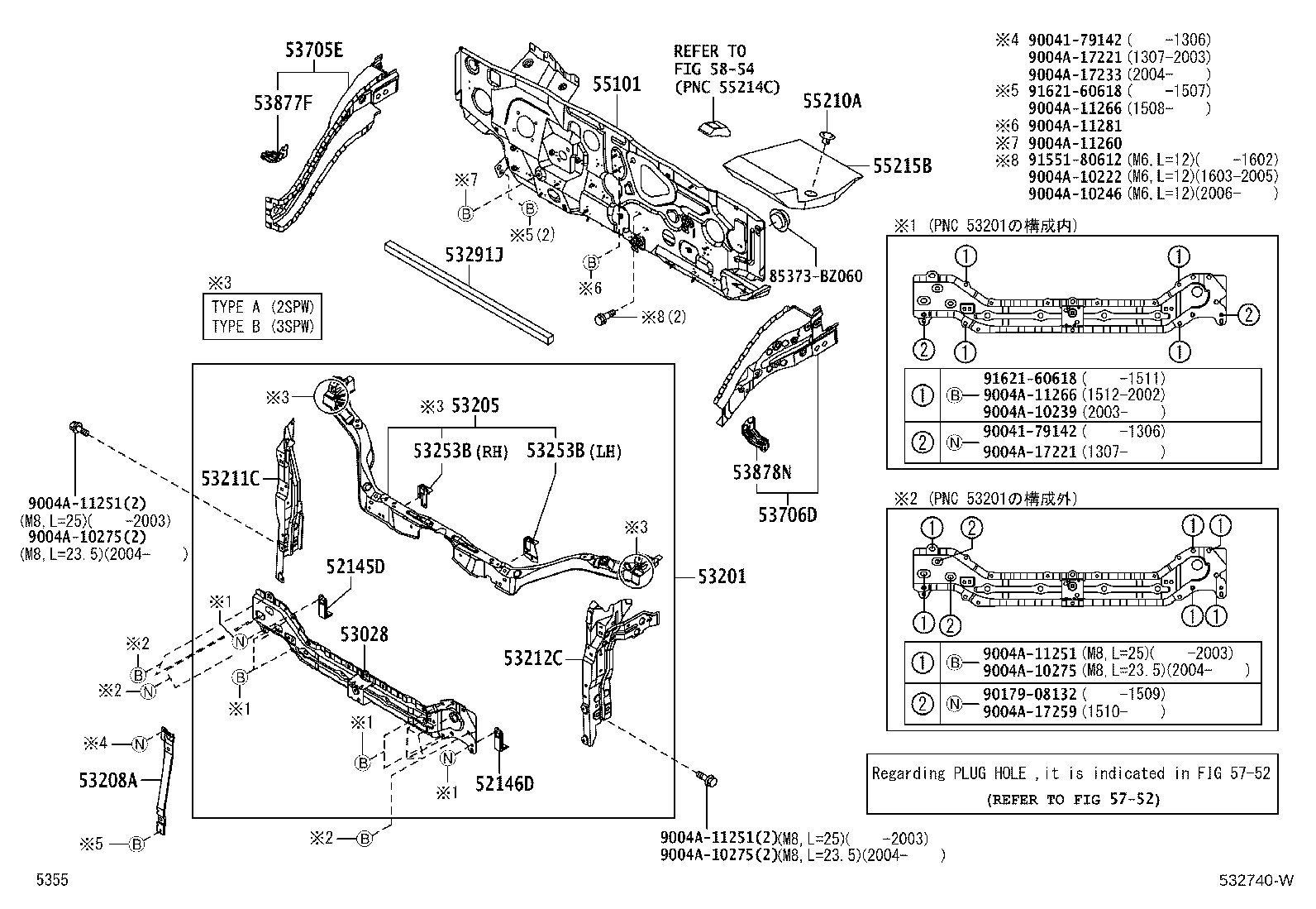 Front Fender Apron Dash Panel