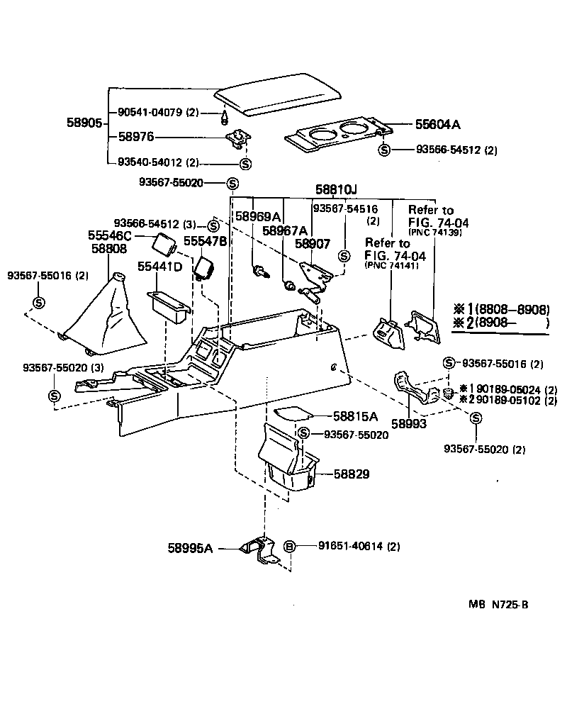 Console Box & Bracket