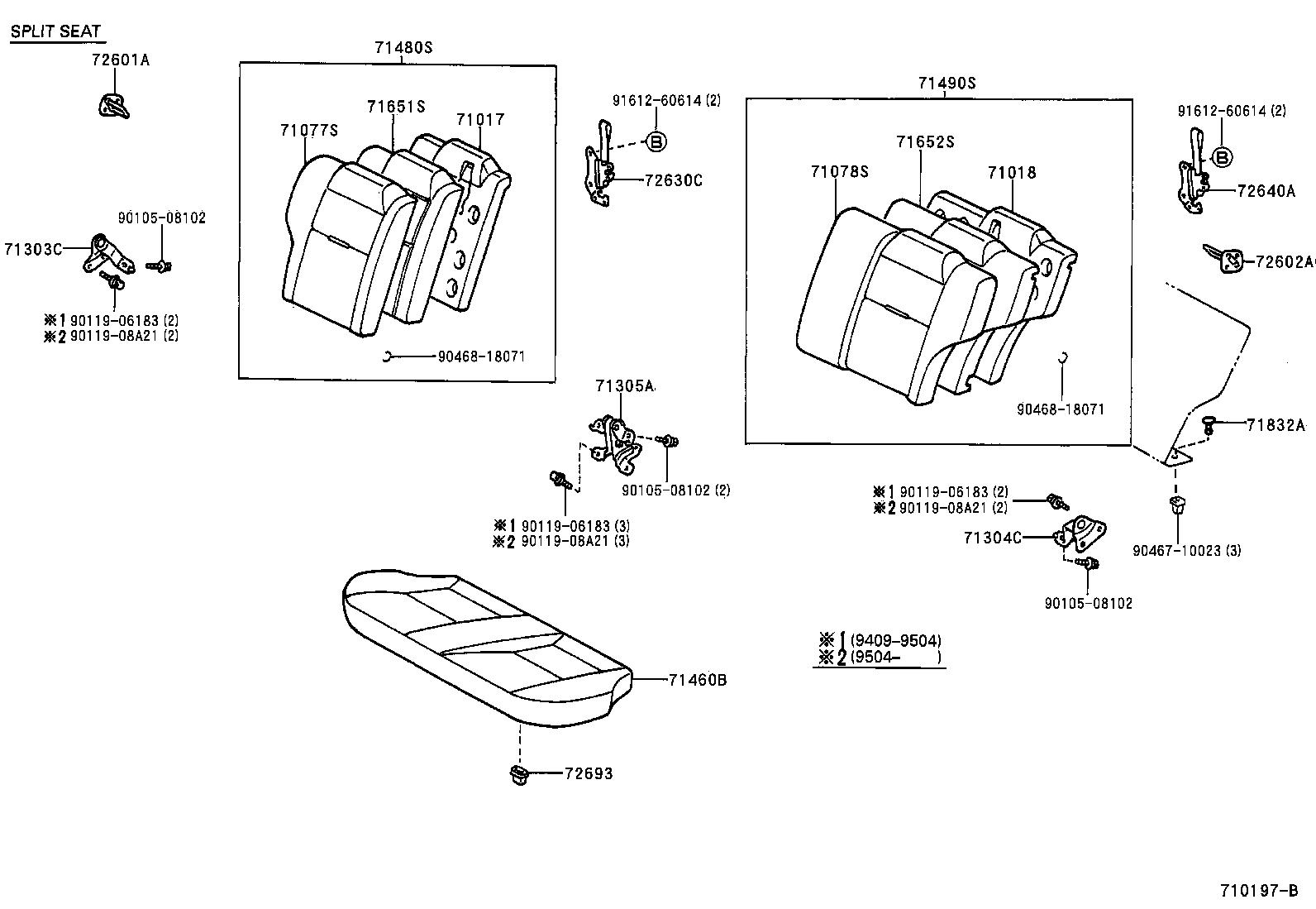 Rear Seat & Seat Track