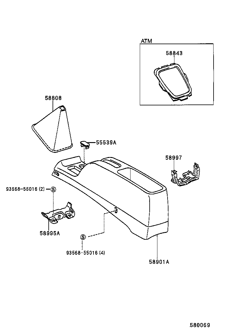 Console Box & Bracket