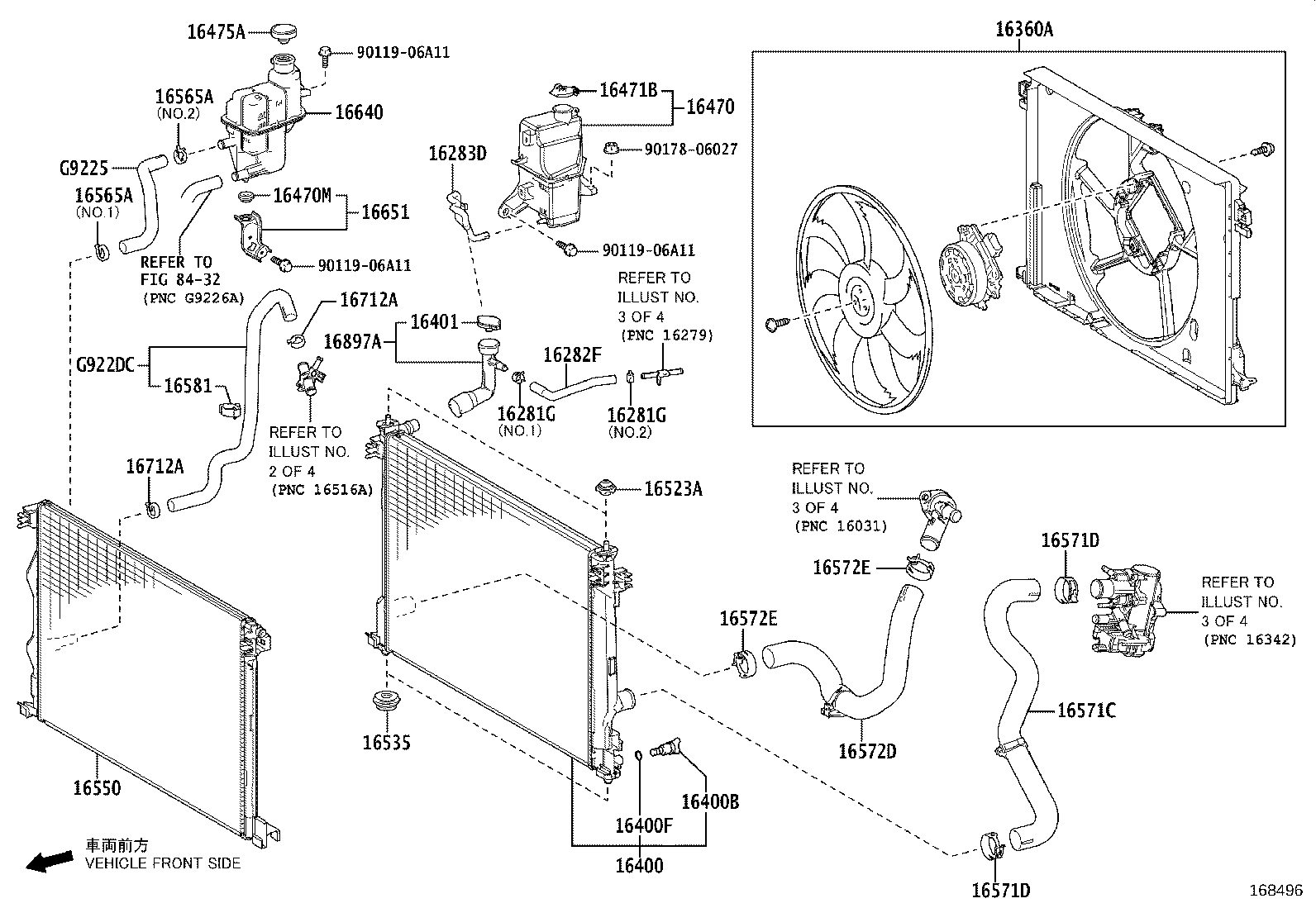 Radiator Water Outlet