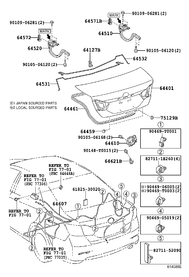 Luggage Compartment Door & Lock