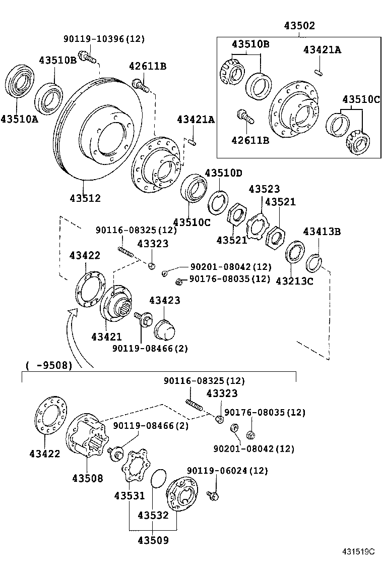 Front Axle Hub