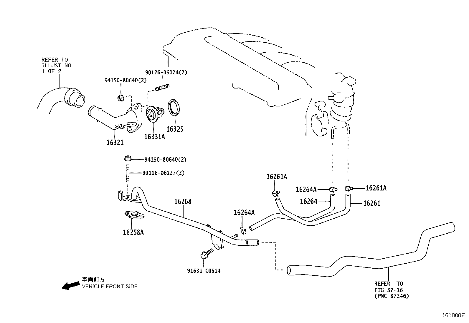 Radiator Water Outlet