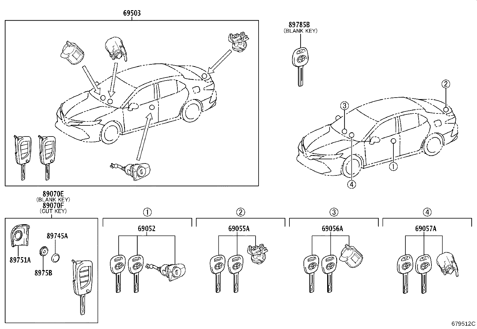 Lock Cylinder Set