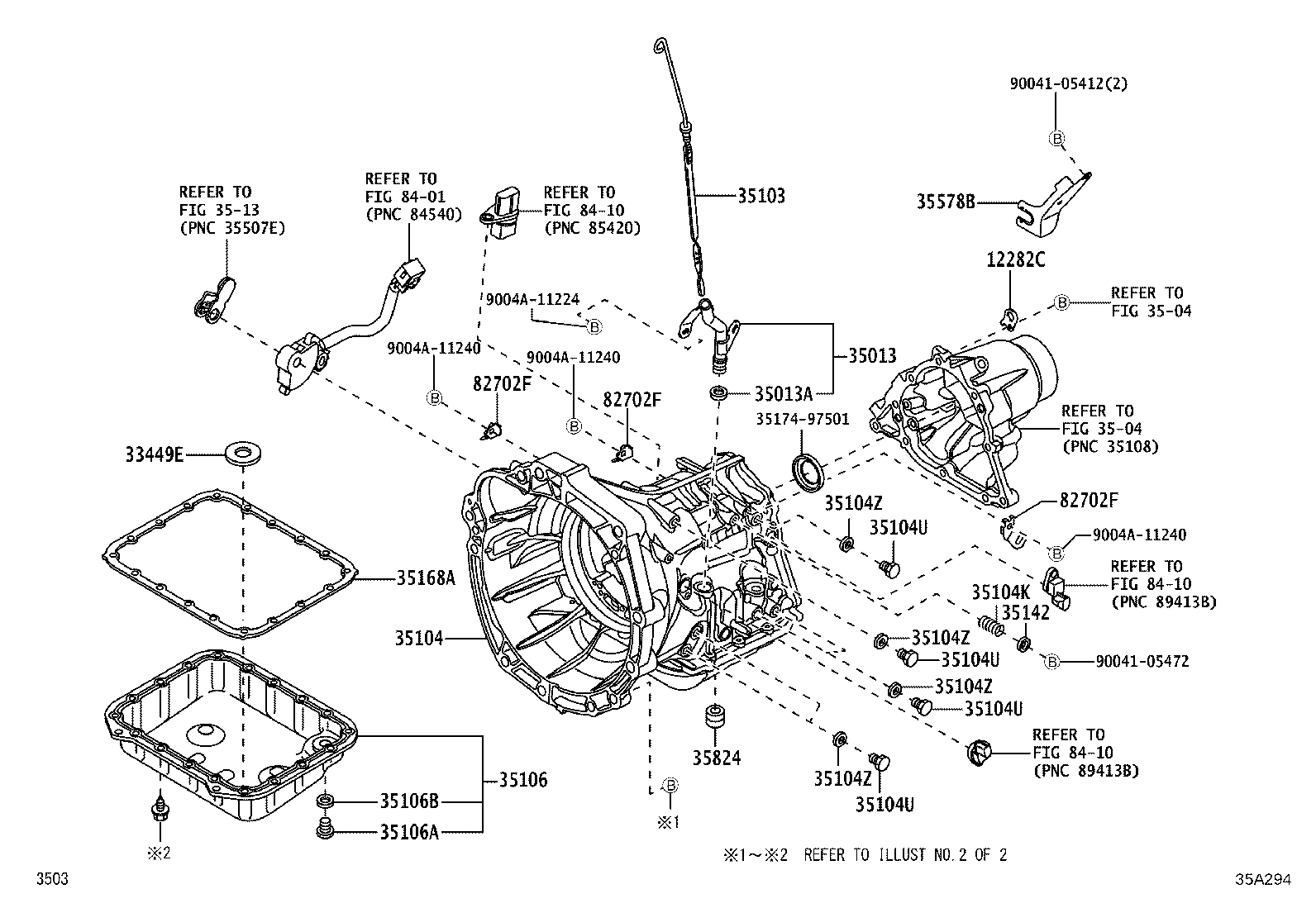 Transmission Case & Oil Pan