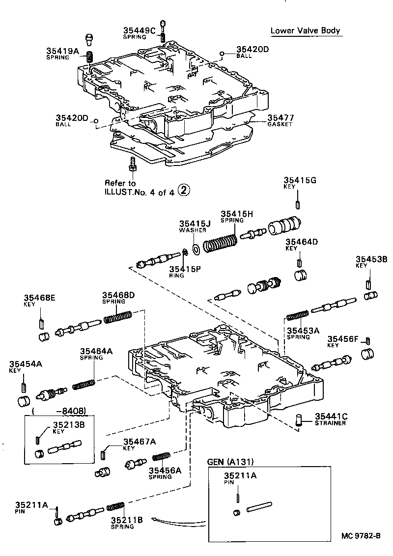 Valve Body Oil Strainer