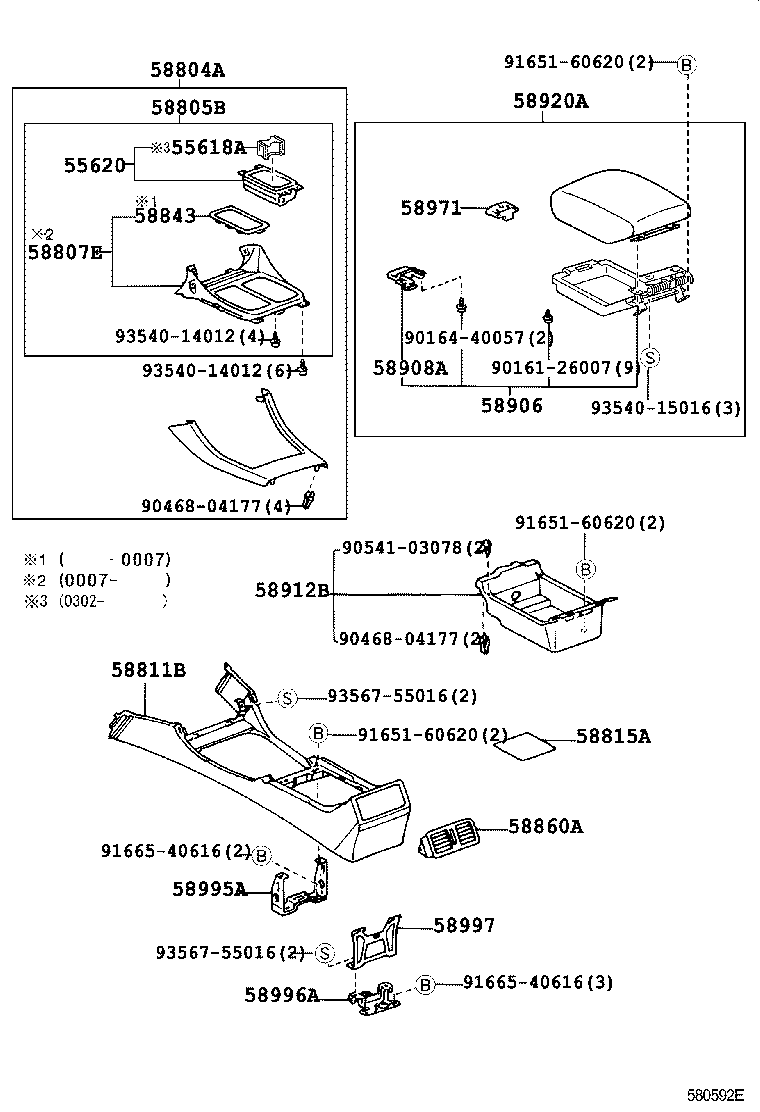 Console Box & Bracket