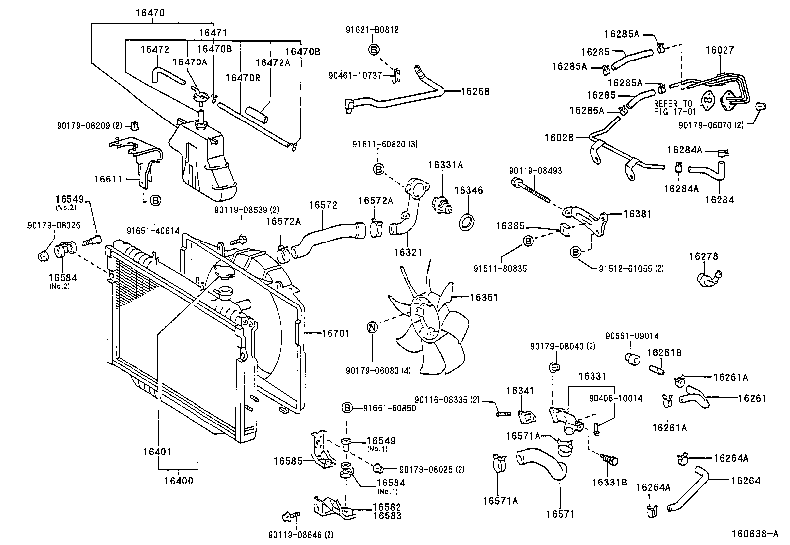 Radiator Water Outlet