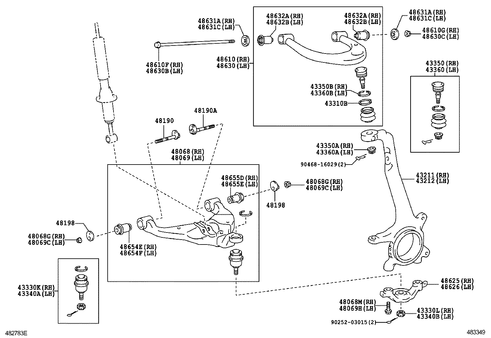 Front Axle Arm Steering Knuckle