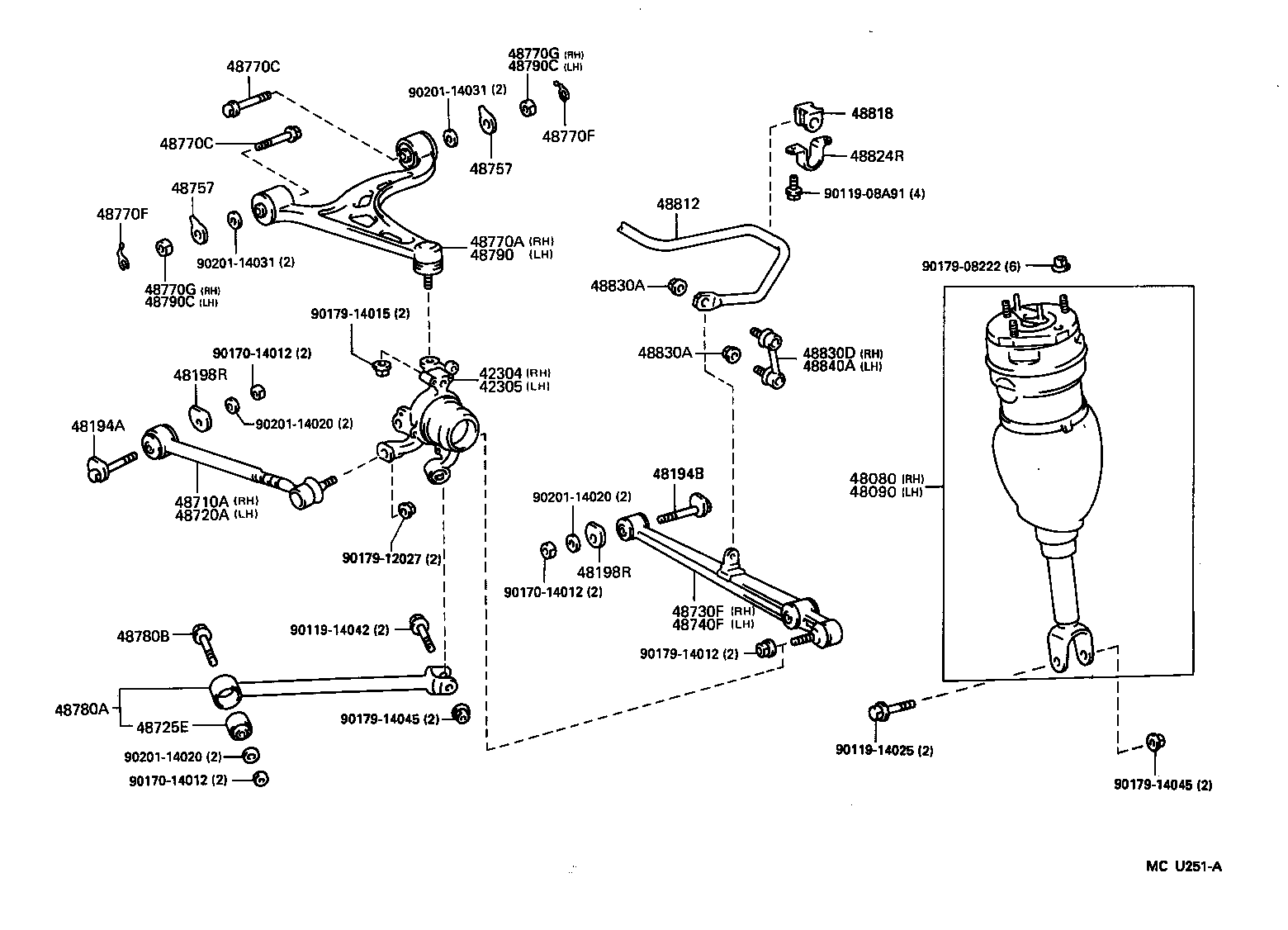 Rear Spring & Shock Absorber