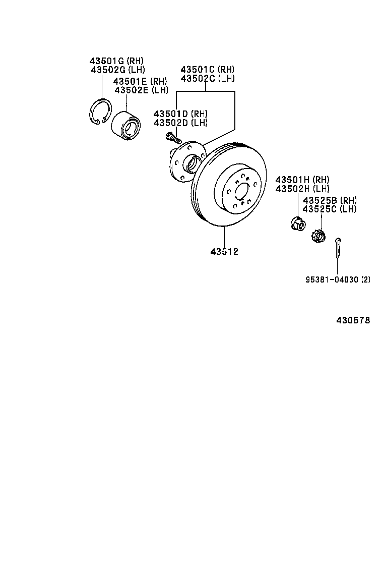 Front Axle Hub