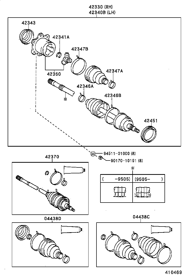 Rear Axle Shaft Hub