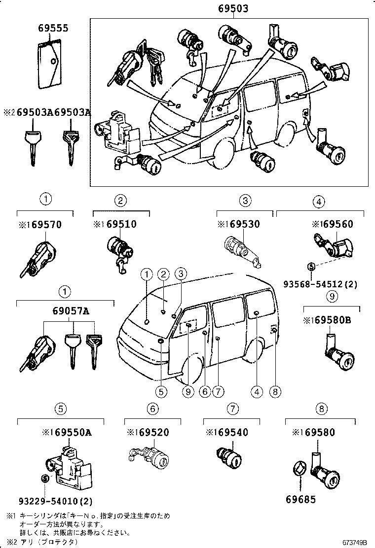 Juego de cilindro de cerradura
