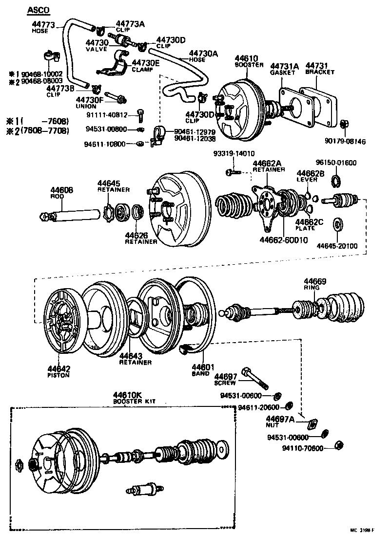 Brake Booster & Vacuum Tube