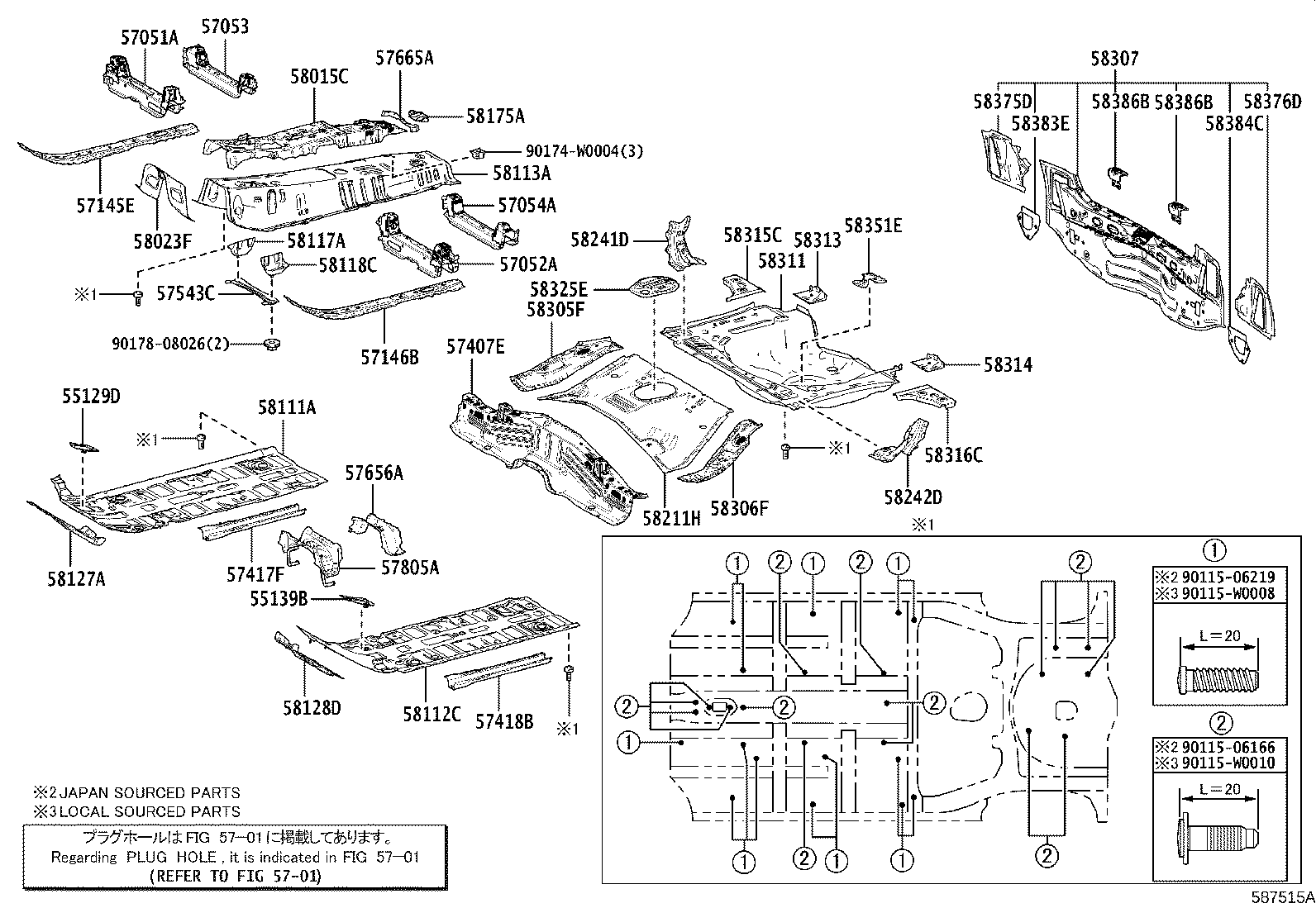 Floor Pan & Lower Back Panel