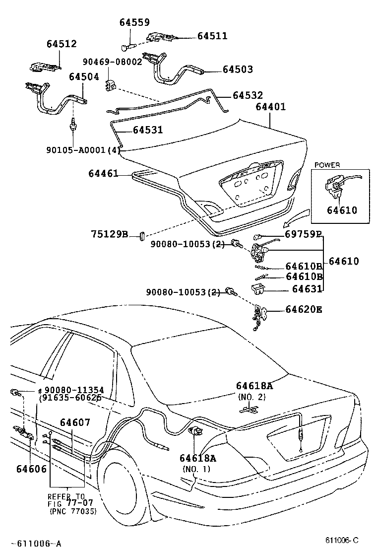 Luggage Compartment Door & Lock