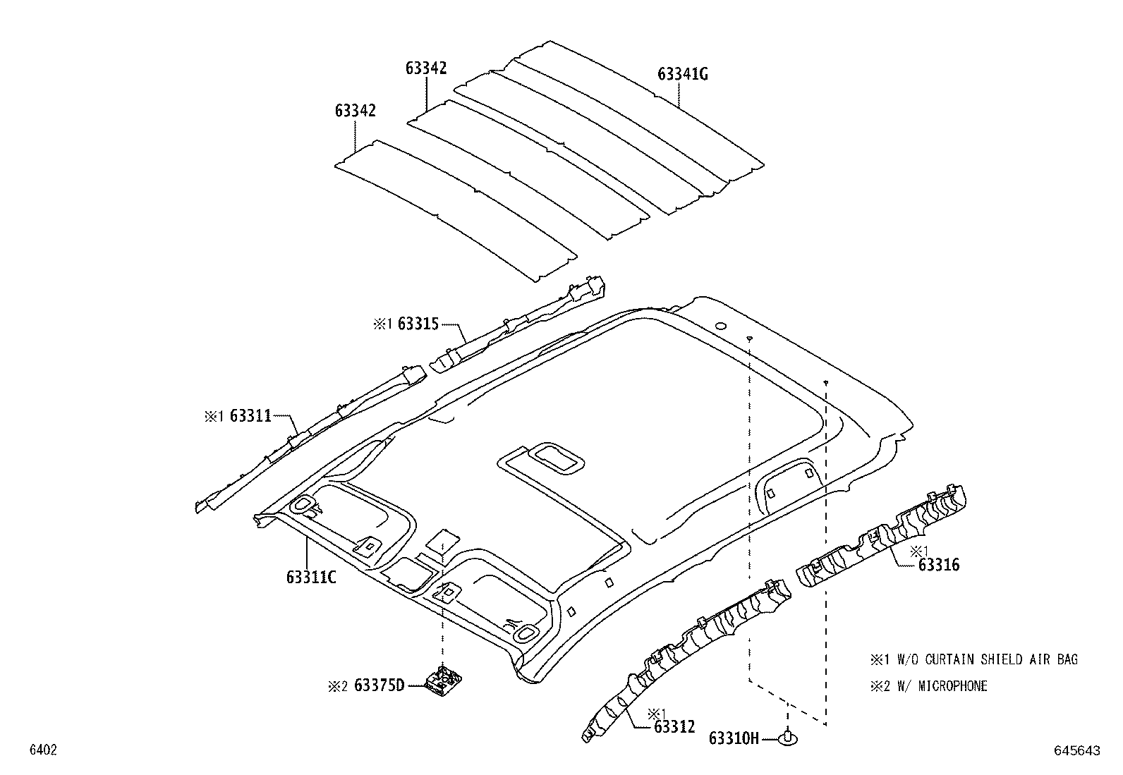 Headlining & Silencer Pad