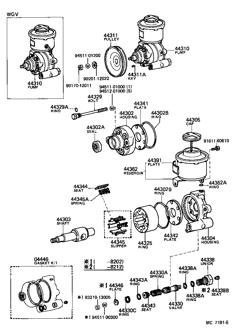 Vane Pump & Reservoir