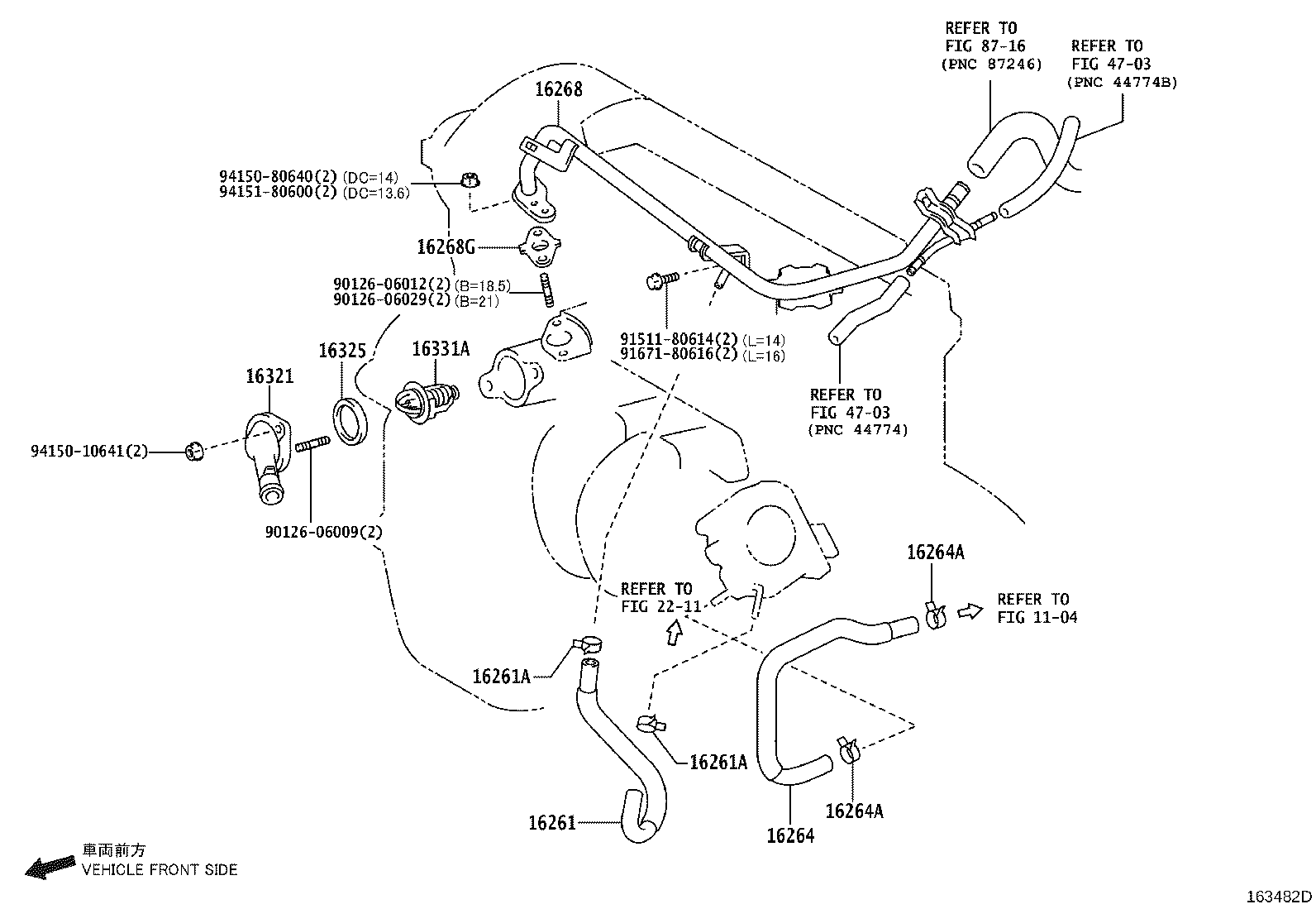 Radiator Water Outlet