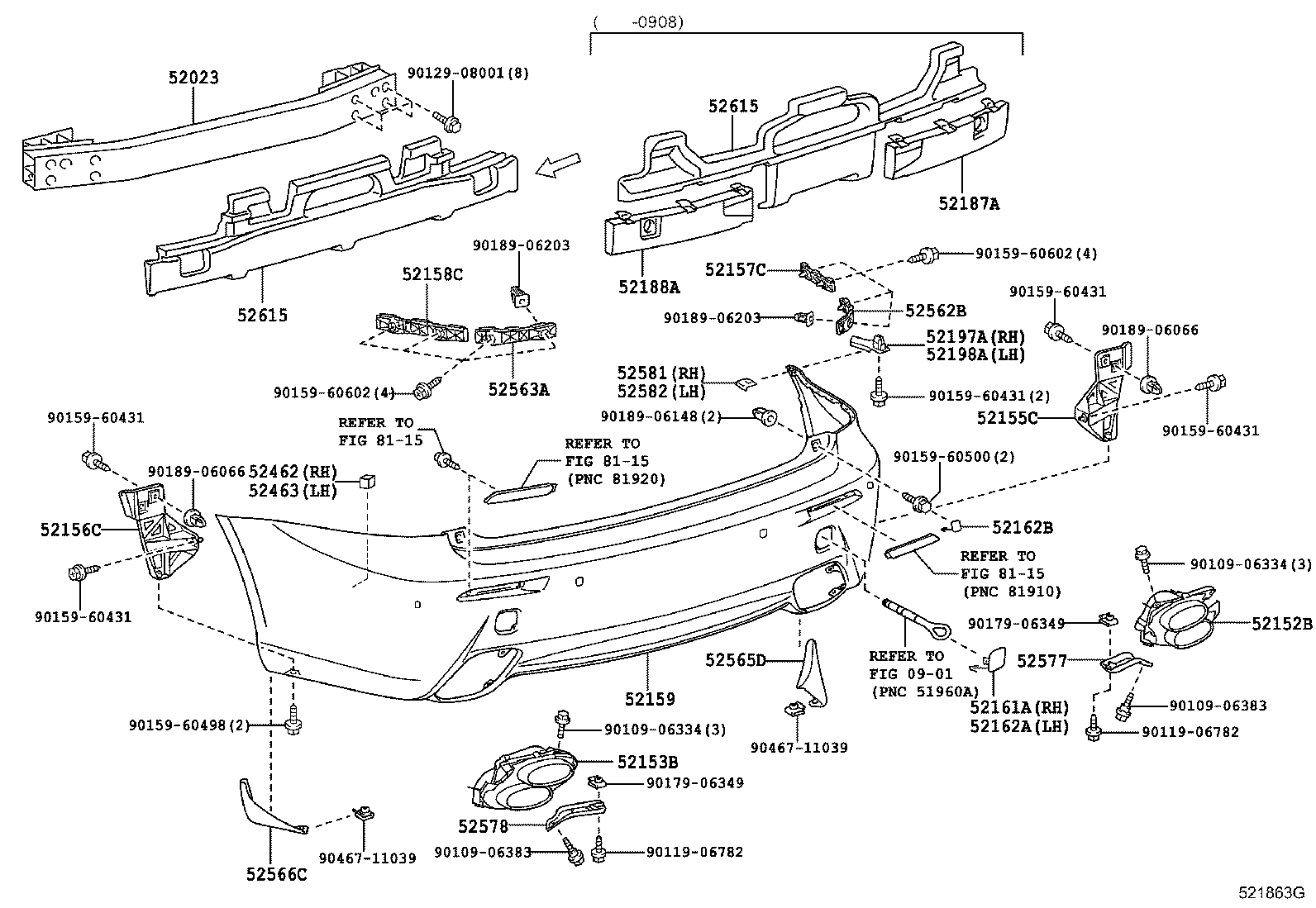 Rear Bumper & Bumper Stay