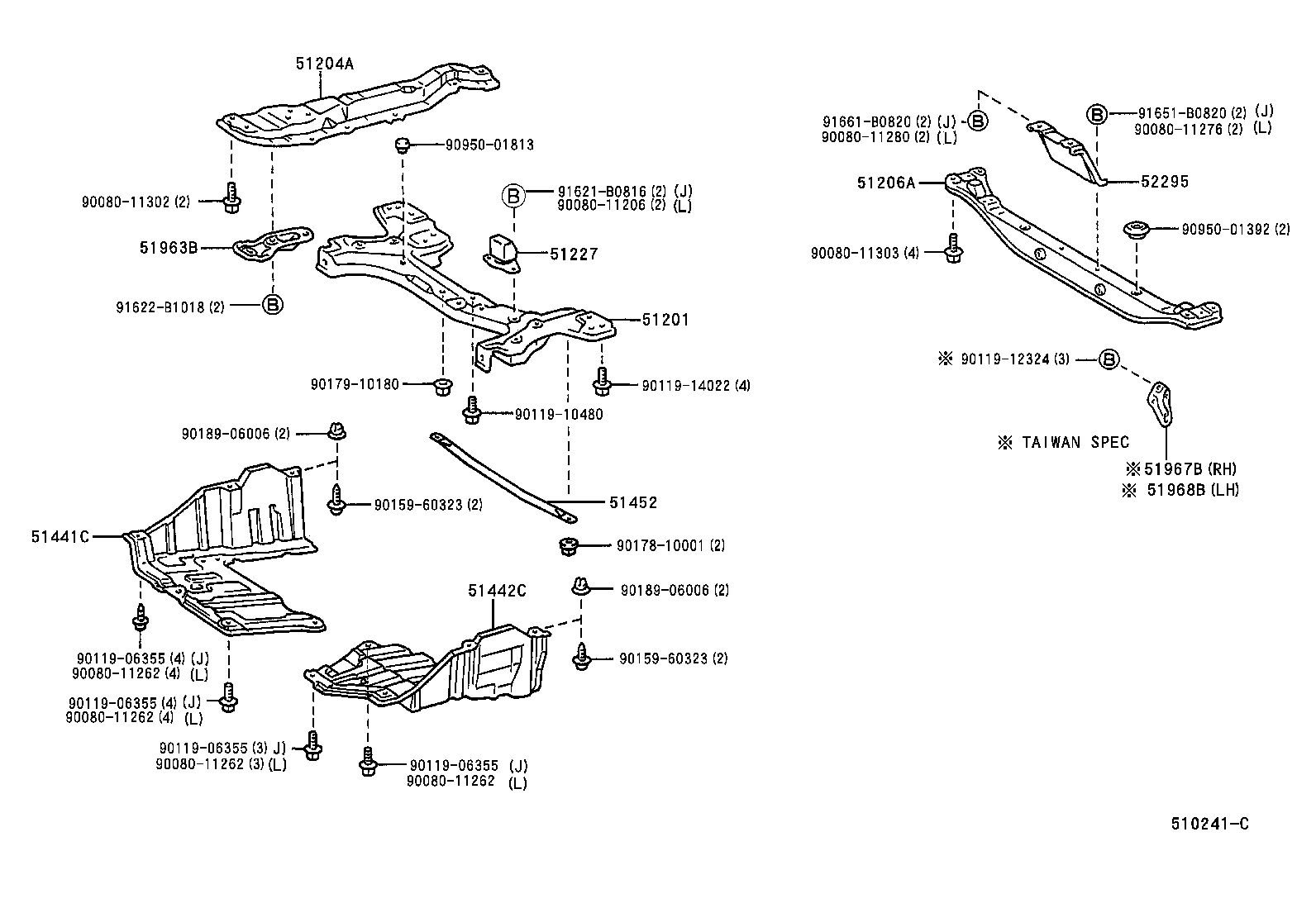 Suspension Crossmember & Under Cover