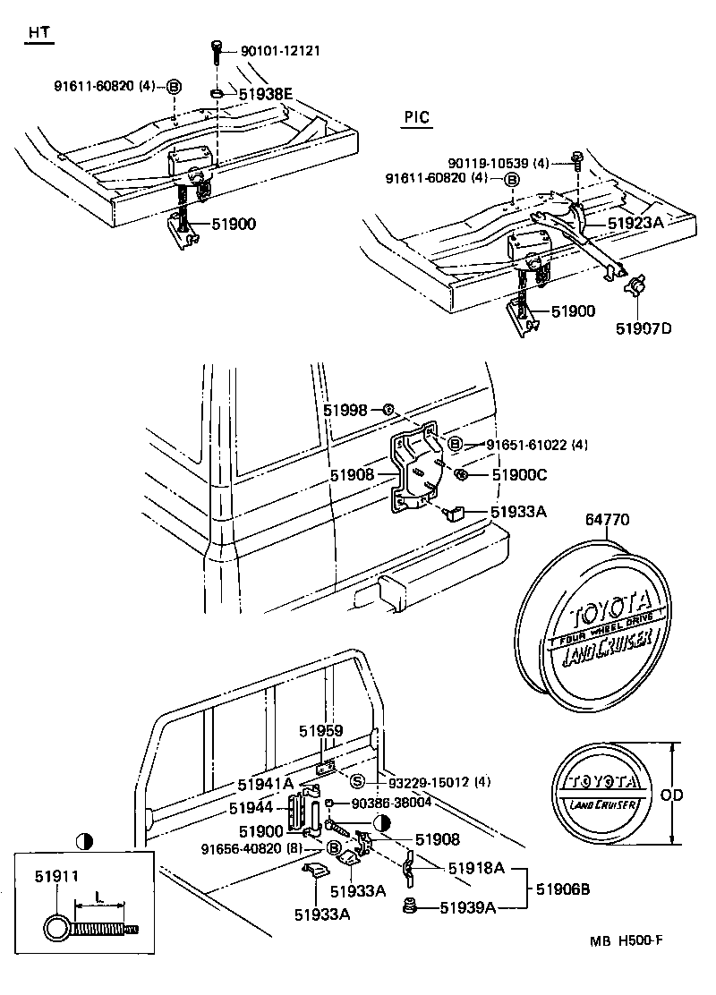 Spare Wheel Carrier