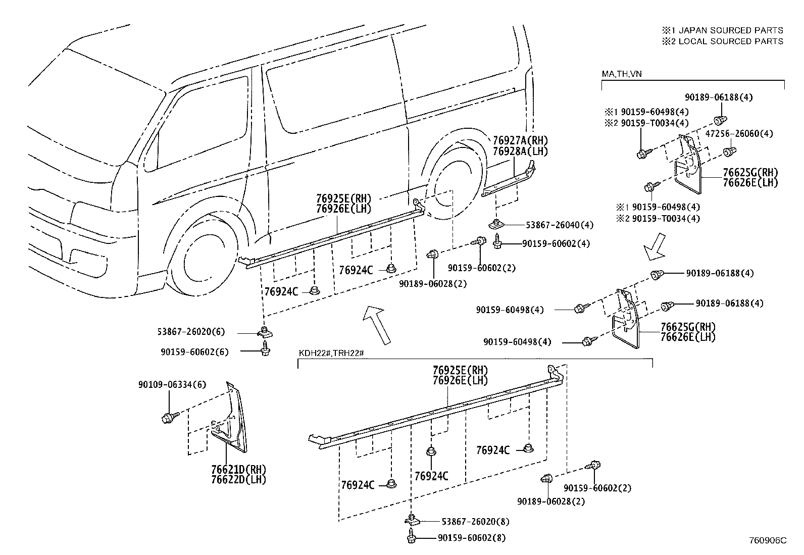 Spoiler & Side Mudguard