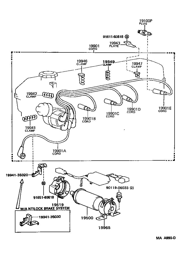 Ignition Coil Spark Plug Glow Plug