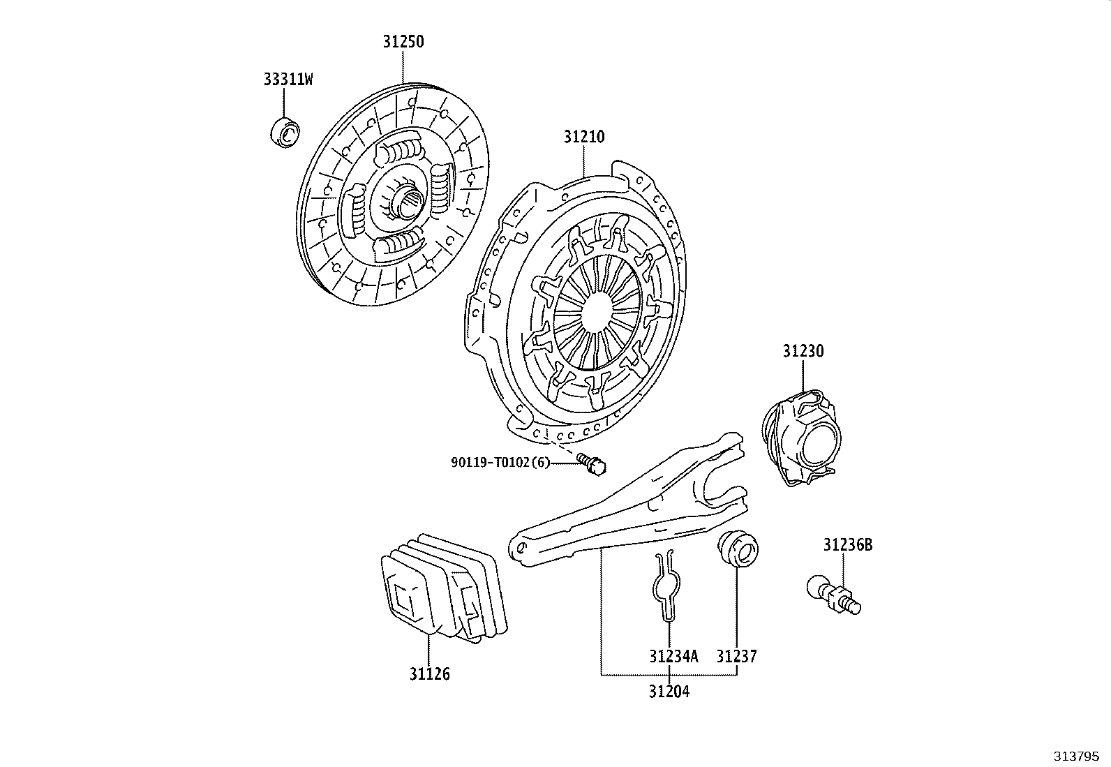 Clutch & Release Fork