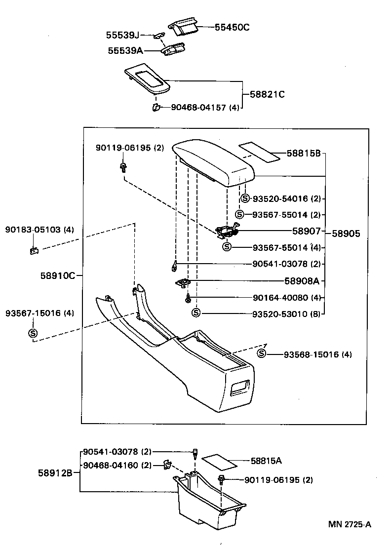 Console Box & Bracket