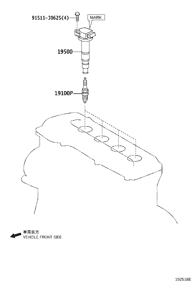 Ignition Coil Spark Plug Glow Plug