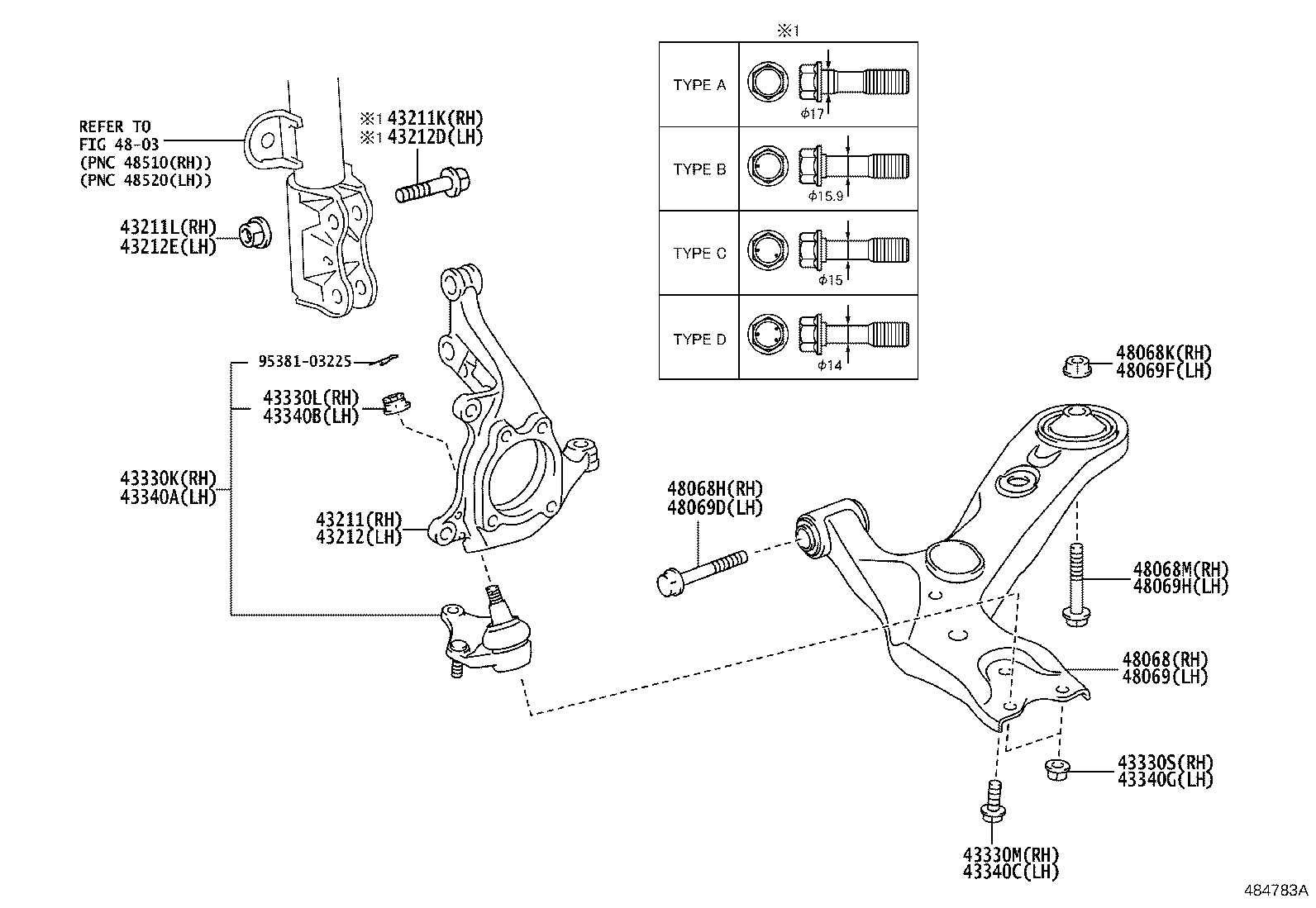 Front Axle Arm Steering Knuckle
