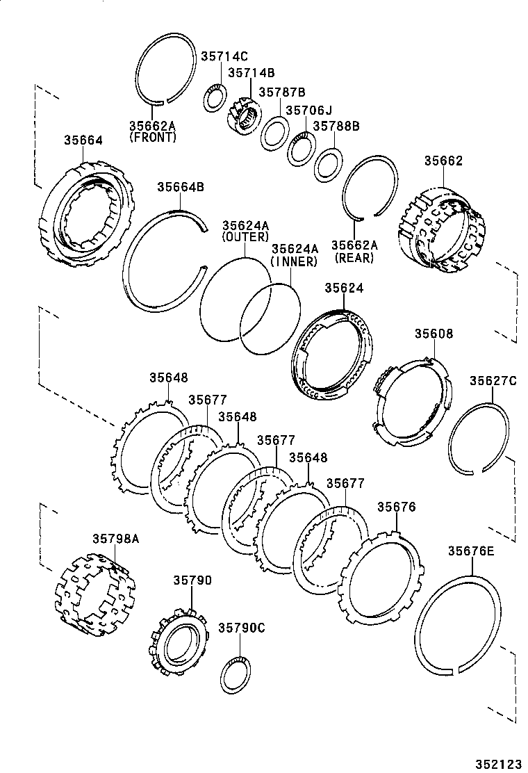 Center Support Planetary Sun Gear