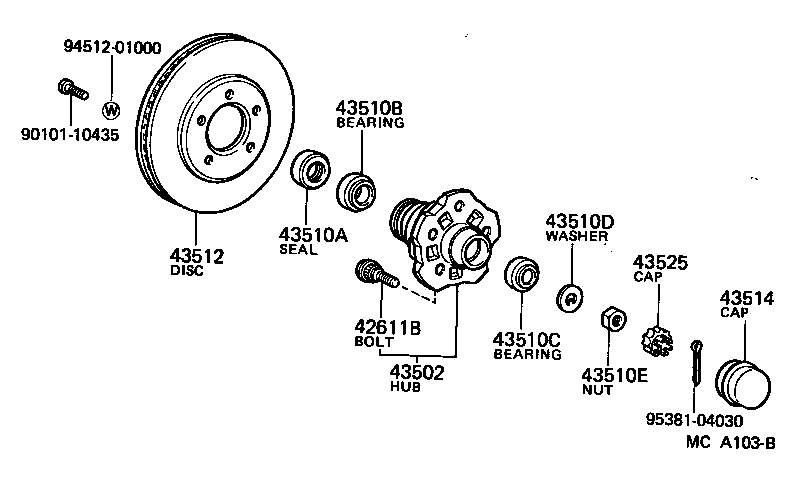 Front Axle Hub