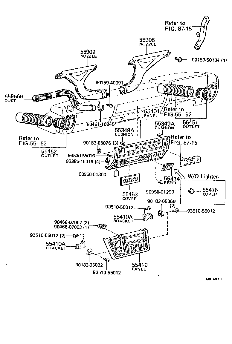 Instrument Panel Glove Compartment