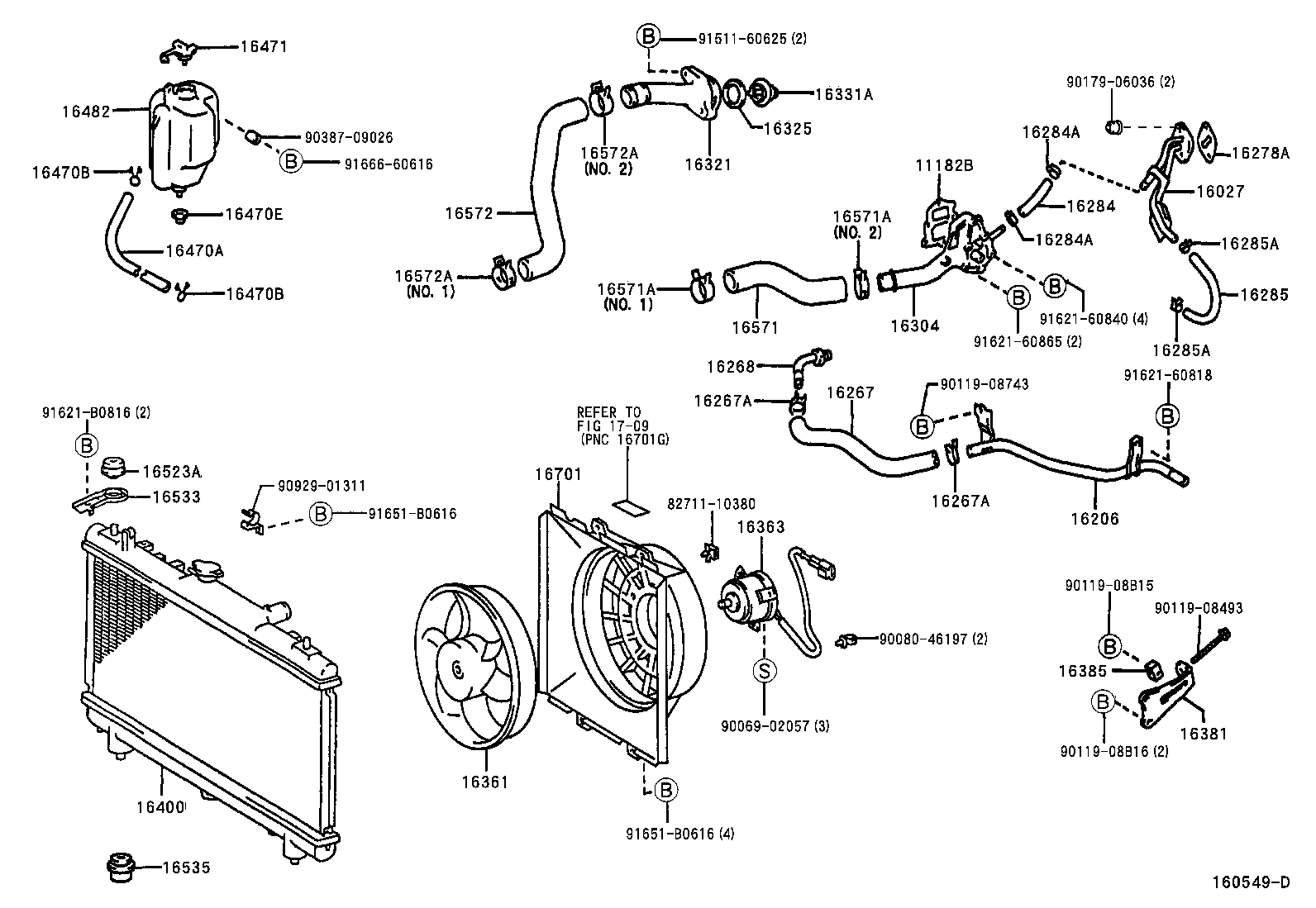 Radiator Water Outlet