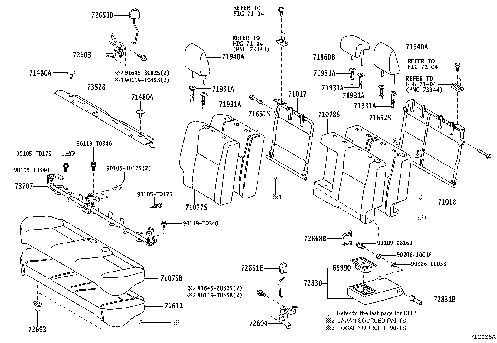 Rear Seat & Seat Track