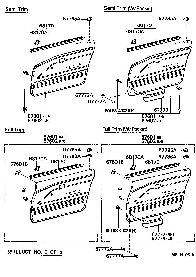 Front Door Panel & Glass