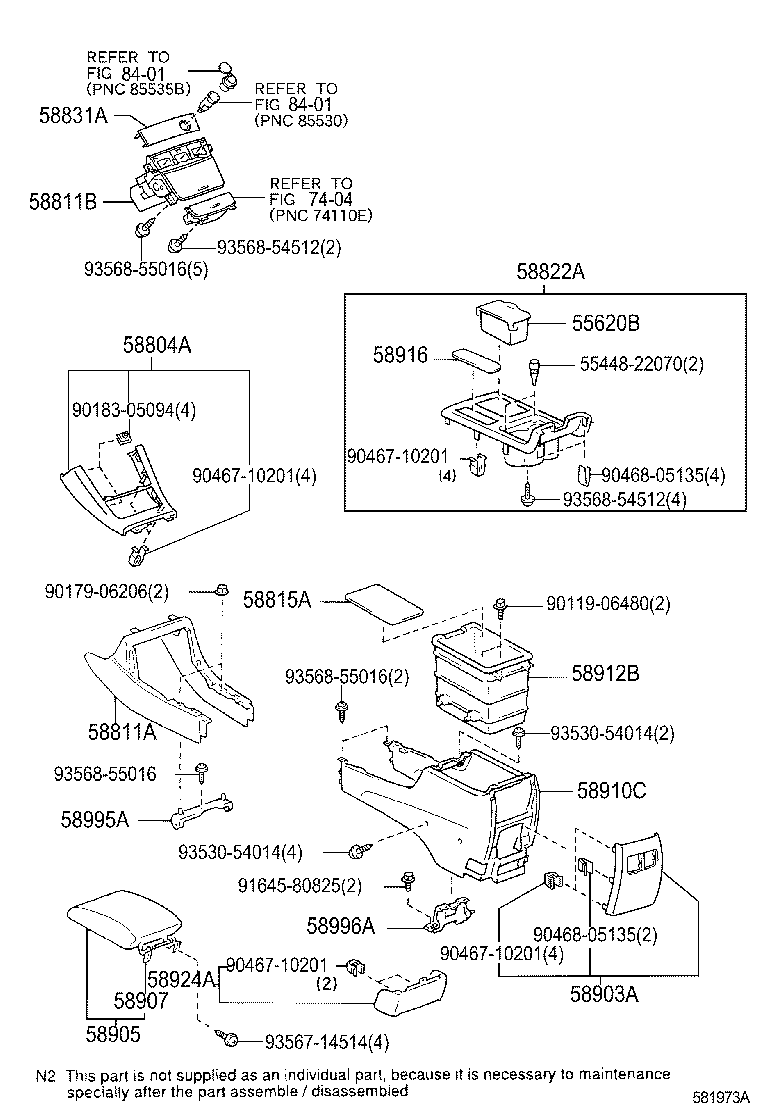 Console Box & Bracket