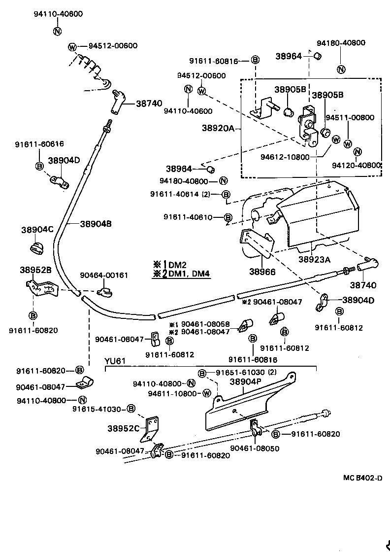 Power TakeOff Lever & Link