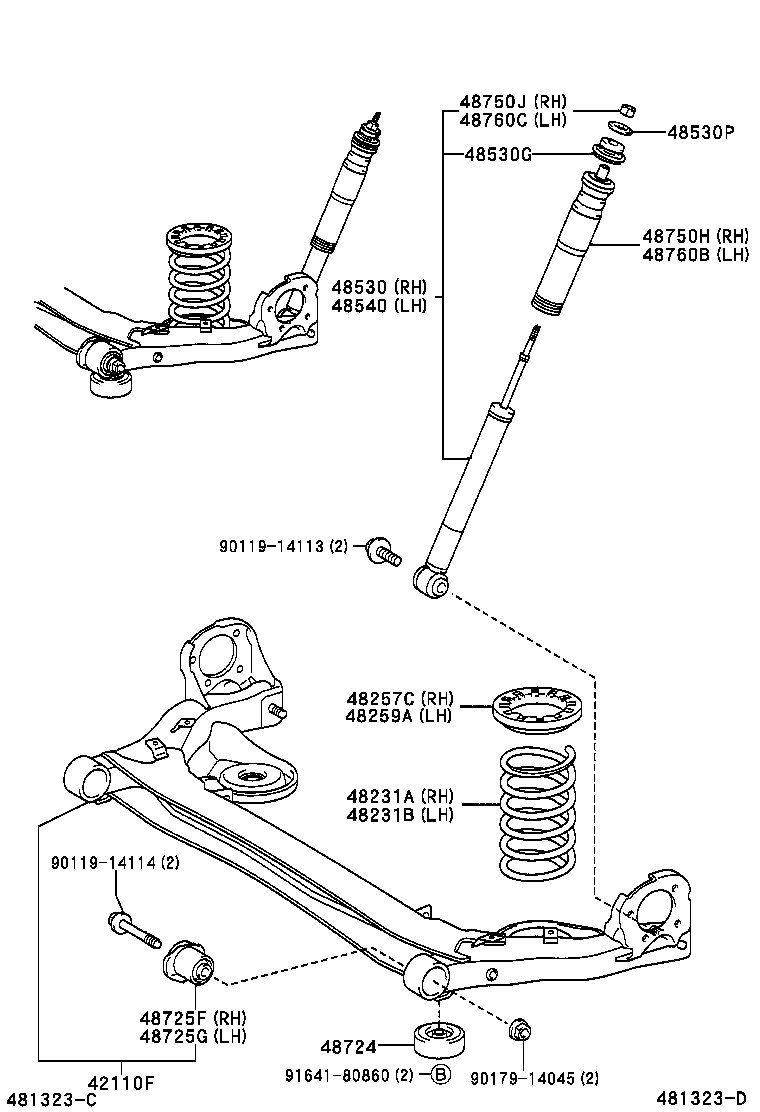 Rear Spring & Shock Absorber