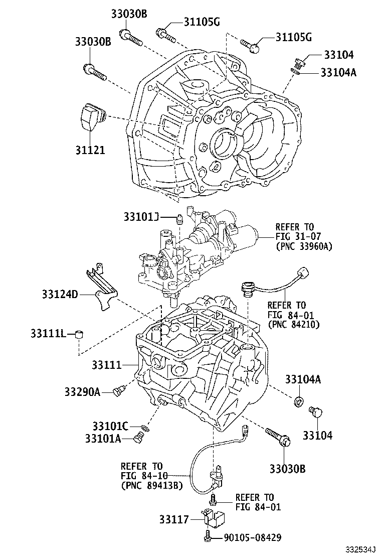 Clutch Housing + Transmission Case