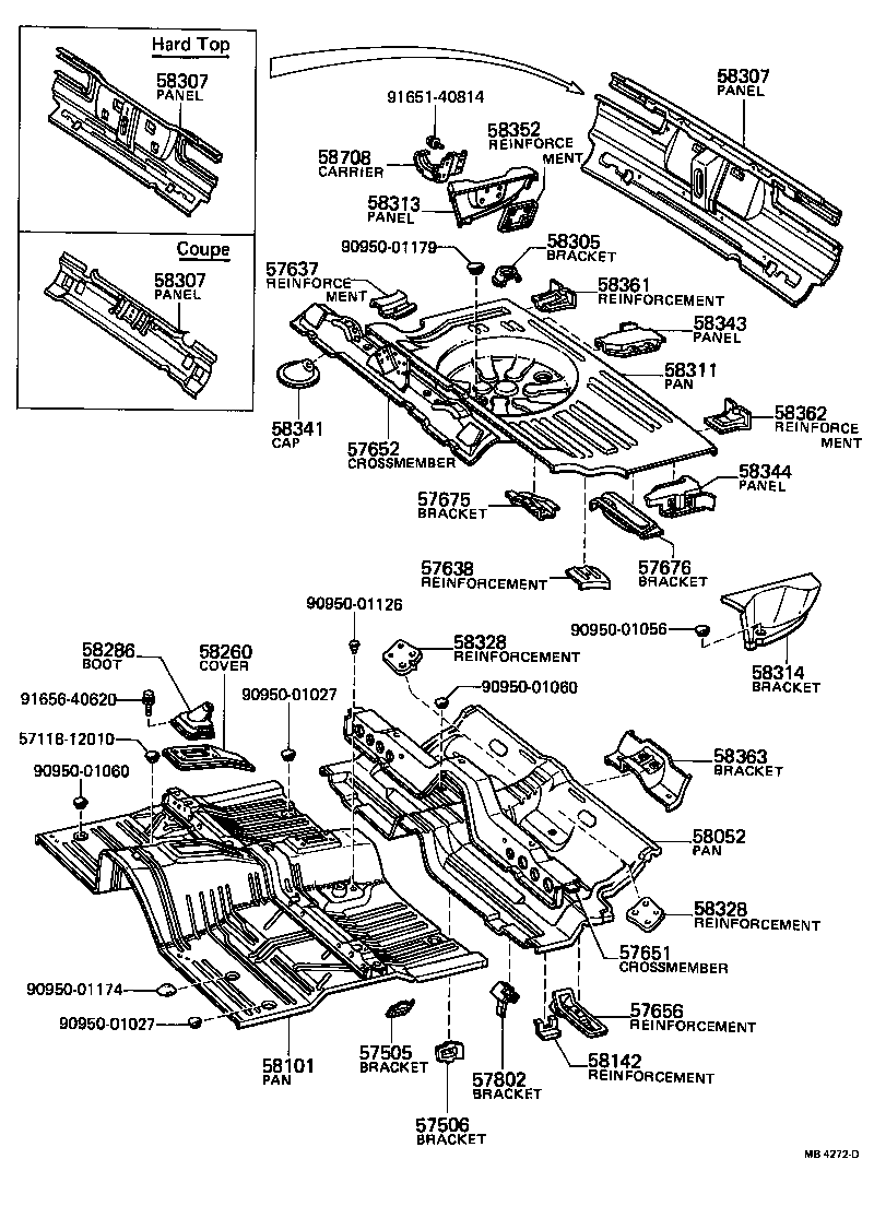 Floor Pan & Lower Back Panel