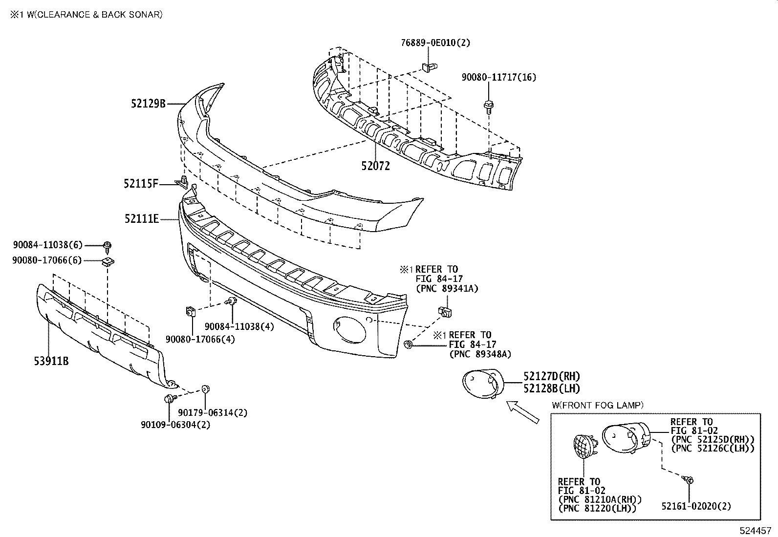 Front Bumper Bumper Stay