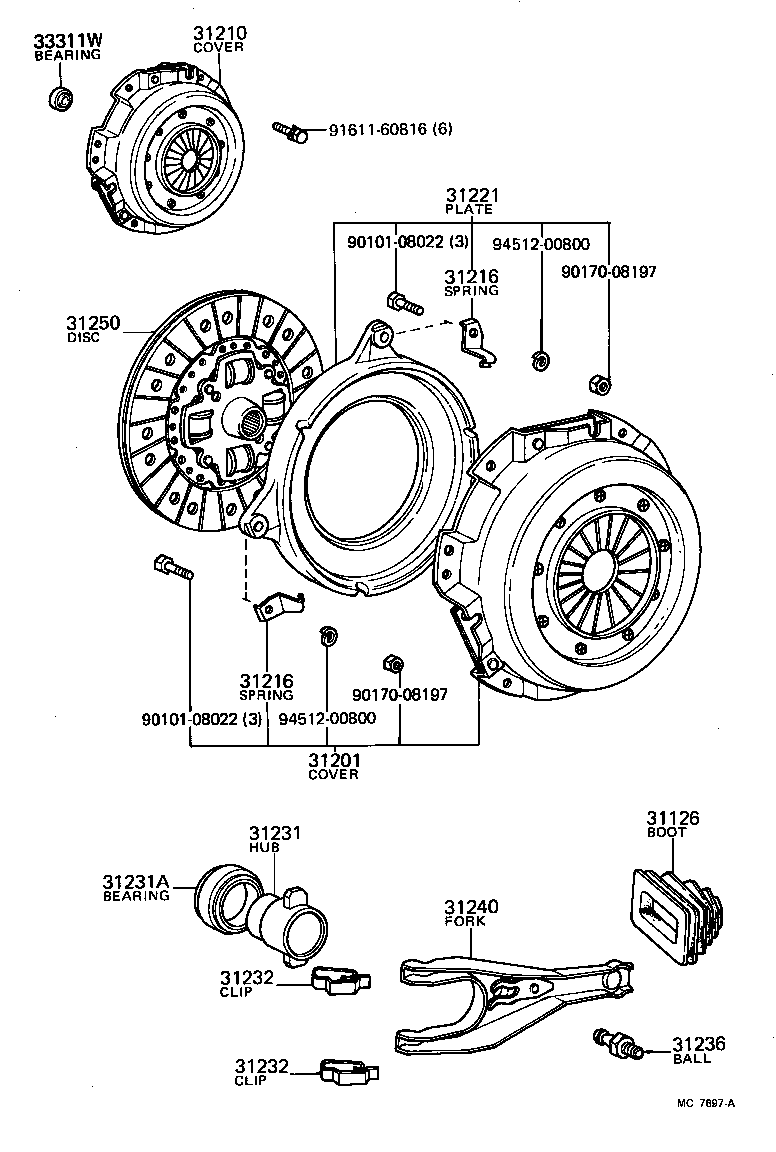 Clutch & Release Fork